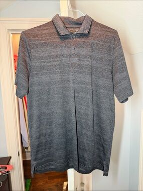 Oakley Men's Heathered Charcoal Polo